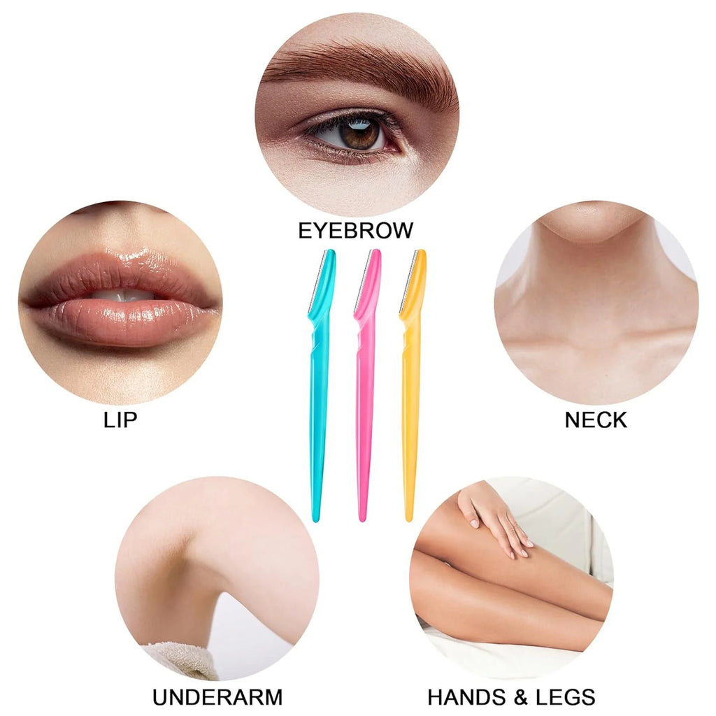 Silk Edge Precision Face & Brow Razor Set
