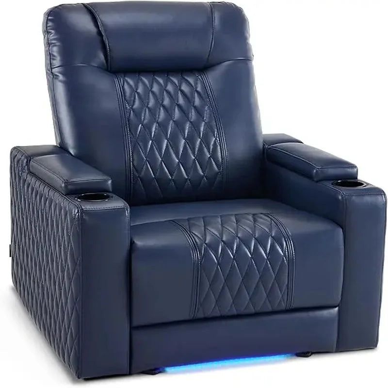 Mosswell - Power Recliner With Adj Headrest - Toffee