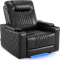 Mosswell - Power Recliner With Adj Headrest - Toffee