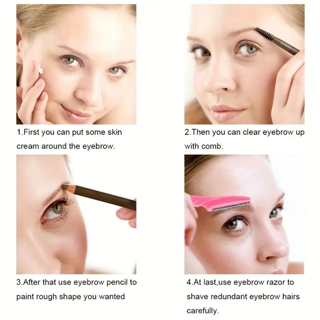Silk Edge Precision Face & Brow Razor Set